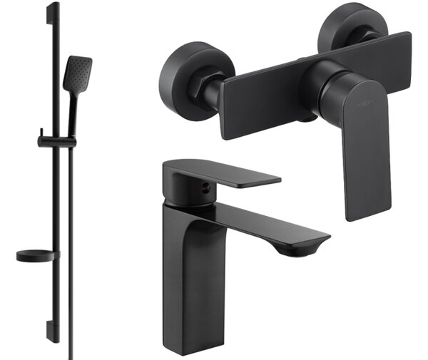 Mexen Alexa DS62 set doccia, nero - 71204DS62-70