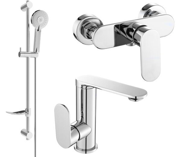 Mexen Milo DF40 set doccia, cromo - 713054DF40-00