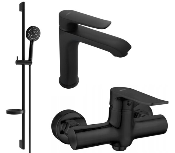 Mexen Pecos DS75 set doccia, nero - 72704DS75-70