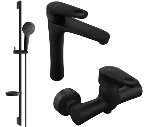 Mexen Kama DS05 set doccia, nero - 72514DS05-70