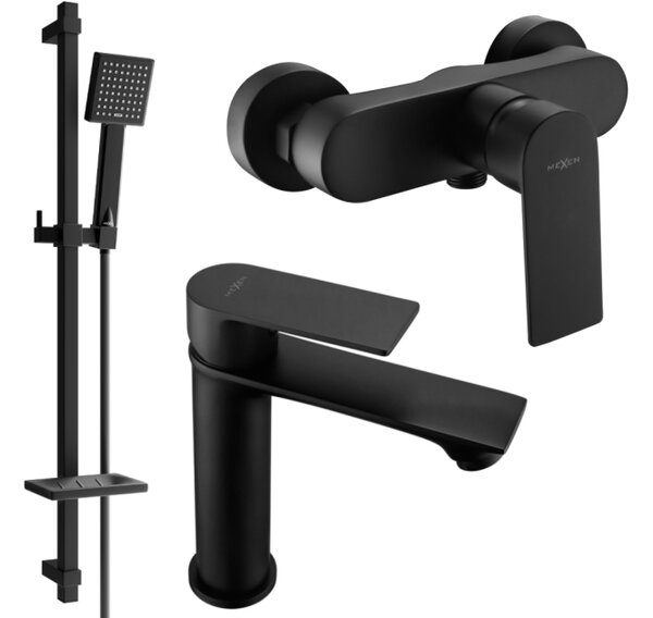 Mexen Royo DQ45 set doccia, nero - 72204DQ45-70