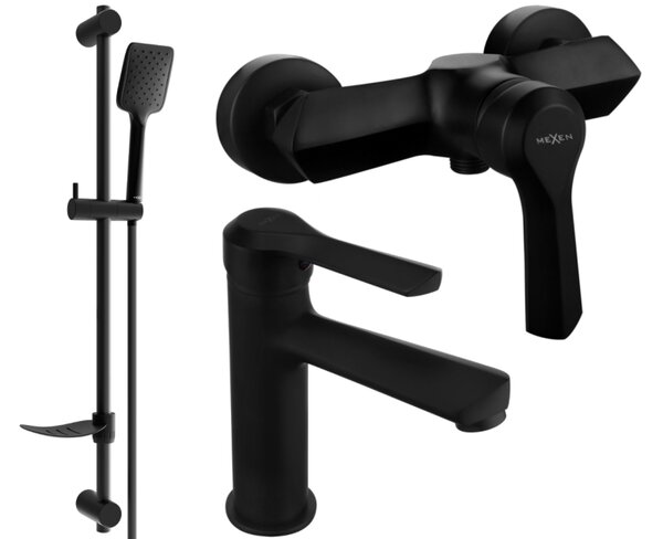 Mexen Sabre DF62 set doccia, nero - 72104DF62-70