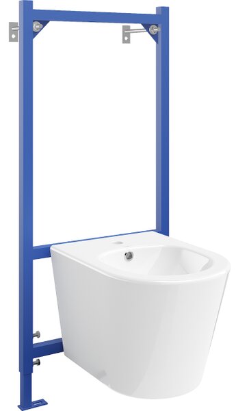 Mexen set incasso bidet telaio Fenix B con bidet Rico, bianco - 69935724800