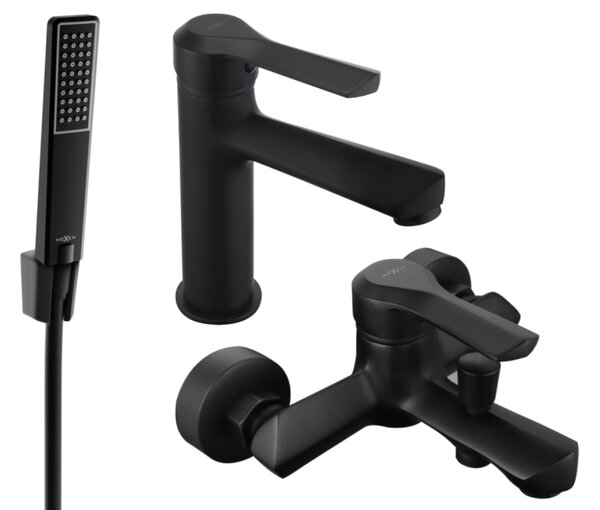 Mexen Sabre R72 set vasca da bagno, nero - 72103R72-70