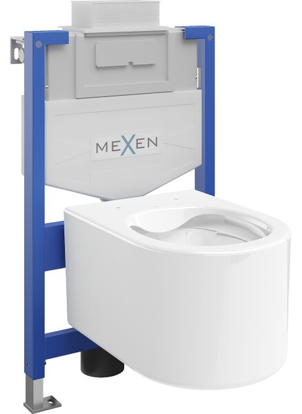Mexen Sofia set da incasso WC struttura Fenix XS-U con vaso WC, bianco lucido - 6853354XX00