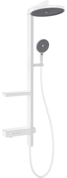 Mexen Dizzy set doccia esterno con soffione e rubinetto, bianco - 78104-20