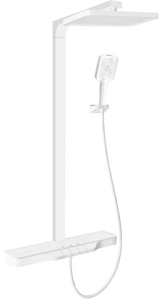 Mexen Zoom set doccia esterno con soffione e miscelatore, bianco - 78101-20