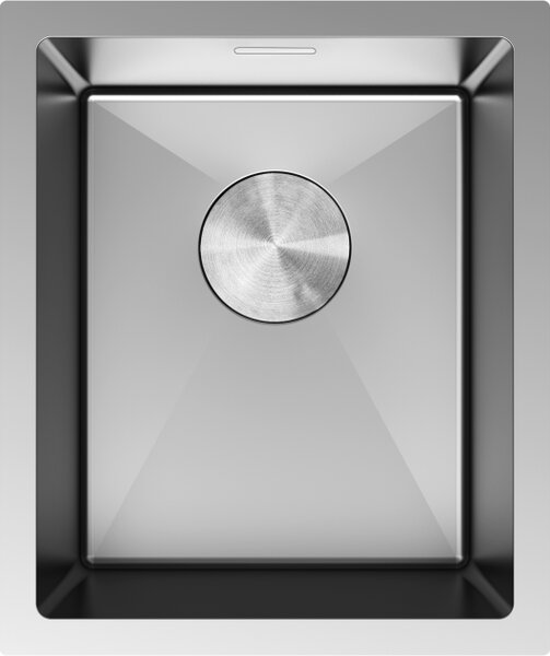 Mexen Trixo lavello in acciaio 1 vasca 370 x 440 mm, inox - 6412371000-01