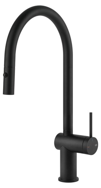 Miscelatore monocomando Gessi Inedito 60413 299 22,8 cm Nero opaco