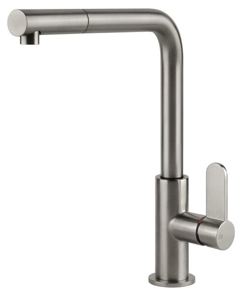 Miscelatore monocomando Gessi Acciaio Collection 60537 239 26,1 cm Acciaio spazzolato