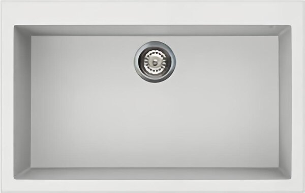 Smeg VZ79B, Sintetico, Bianco, 1 vasca/piatto, 720 x 400 mm, 21,5 cm, 7,62 cm (3")
