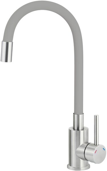 Rubinetto da cucina con bocca curva Deante