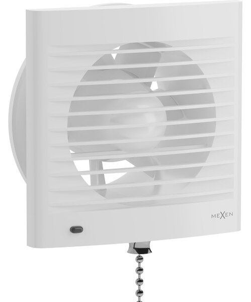Mexen EXS 120 ventilatore da bagno, interruttore a corda, bianco - W9604-125K-00
