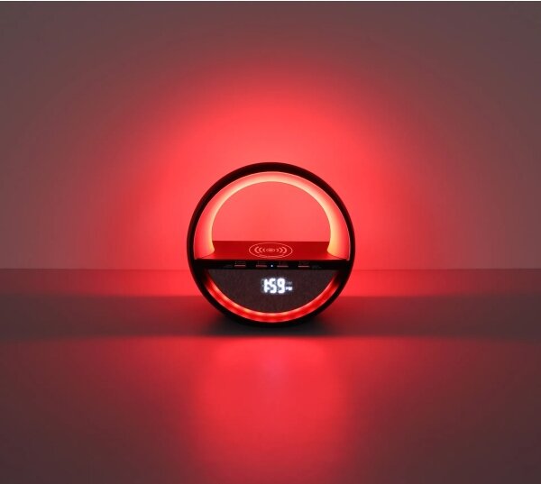 Globo 39907S - Lampada da tavolo ricaricabile LED RGB Dot con altoparlante SOUNDRA LED/3,5W/5V 1800 mAh