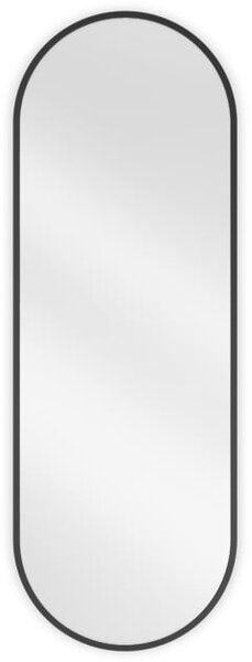 Mexen Loft specchio da bagno ovale 100 x 35 cm, cornice nera - 9851-100-035-000-70