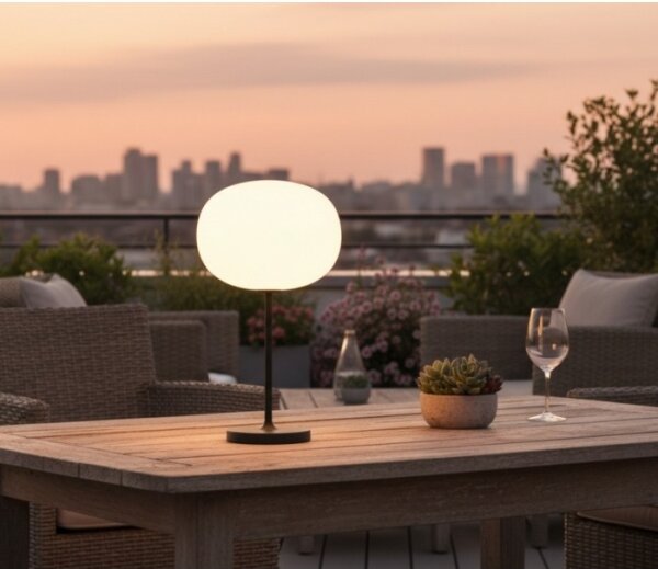 Lampada da tavolo da esterno dimmerabile ricaricabile VENEZIA LED/2W/5V 2700K IP54 4000 mAh nera