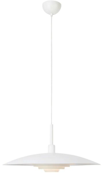 Markslöjd 108876 - Lampadario a sospensione su cavo PINY 1xE27/60W/230V diam. 57 cm bianco