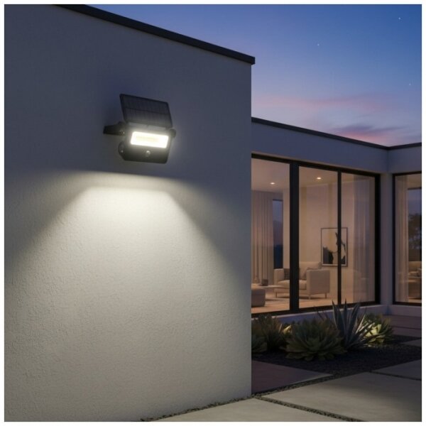 Proiettore solare LED con sensore NCS G2 LED/20W/3,7V 3000/4000/6500K IP54 2600 mAh