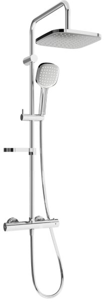 Mexen KX33 set doccia a parete con soffione e rubinetto termostatico, cromo - 771503391-00
