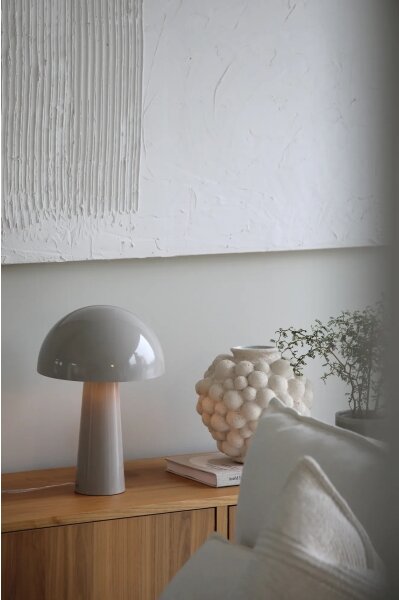 Markslöjd 108993 - Lampada da tavolo MANTAR 1xE14/40W/230V grigia
