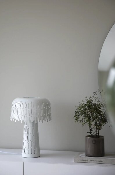 Markslöjd 109006 - Lampada da tavolo VERBERA 1xE14/40W/230V bianca