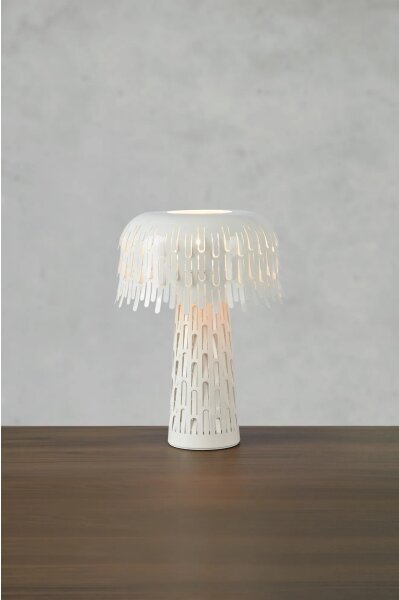 Markslöjd 109006 - Lampada da tavolo VERBERA 1xE14/40W/230V bianca