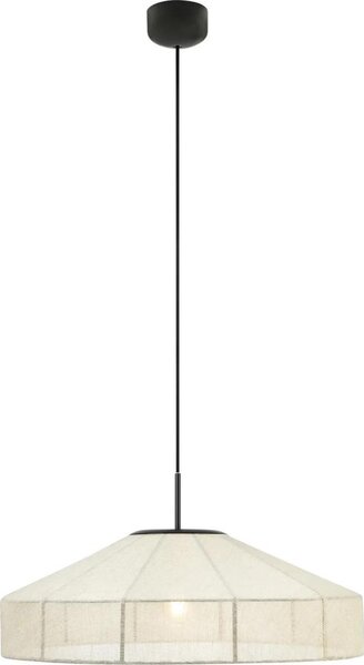 Markslöjd 108955 - Lampada a sospensione su cavo ALIA 1xE27/60W/230V lino/nero