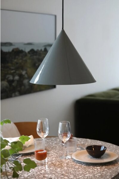 Markslöjd 109162 - Lampada a sospensione su cavo TIP 1xE27/60W/230V, grigio