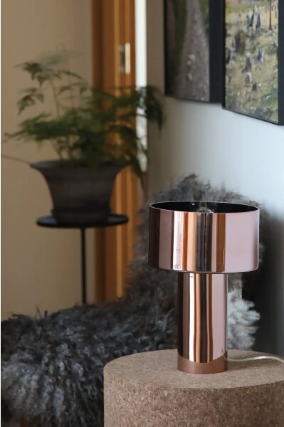 Markslöjd 109146 - Lampada da tavolo CORIN 1xE27/60W/230V oro rosa