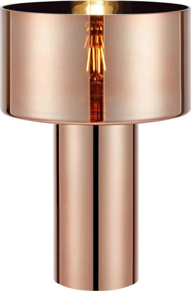 Markslöjd 109146 - Lampada da tavolo CORIN 1xE27/60W/230V oro rosa
