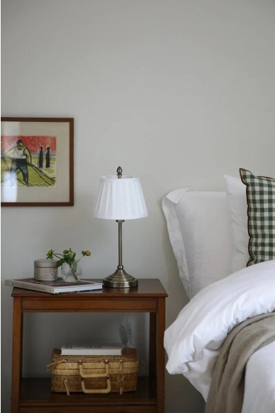 Markslöjd 108973 - Lampada da tavolo OXFORD 1xE14/40W/230V bianco/ottone