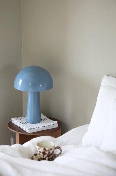 Markslöjd 108994 - Lampada da tavolo MANTAR 1xE14/40W/230V blu