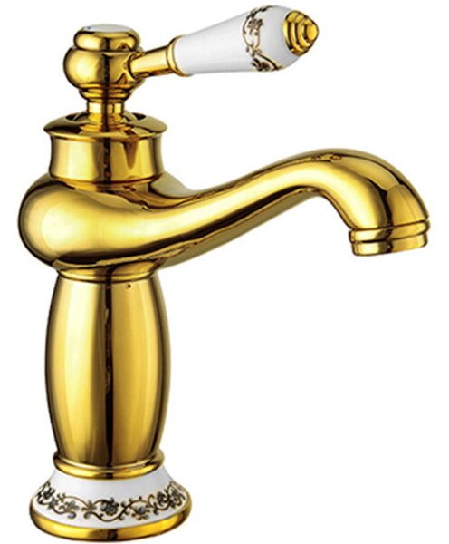 Mexen Draco rubinetto per lavabo, oro - 745400-50
