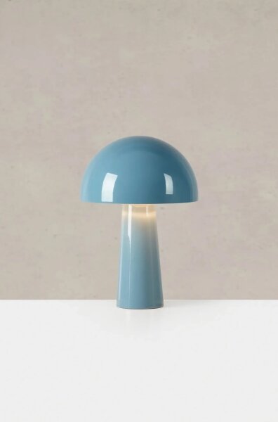 Markslöjd 108994 - Lampada da tavolo MANTAR 1xE14/40W/230V blu