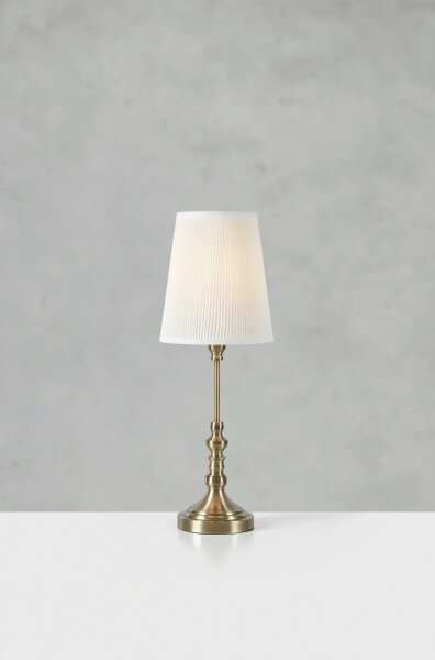 Markslöjd 108970 - Lampada da tavolo NOBLE 1xE14/40W/230V 66 cm bianco/ottone