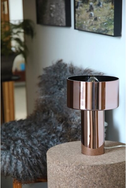 Markslöjd 109146 - Lampada da tavolo CORIN 1xE27/60W/230V oro rosa