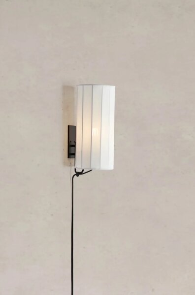 Markslöjd 108960 - Lampada da parete HIKARI 1xE27/60W/230V bianco/nero