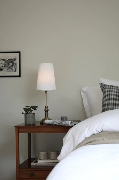 Markslöjd 108969 - Lampada da tavolo NOBLE 1xE14/40W/230V 56 cm bianco/ottone