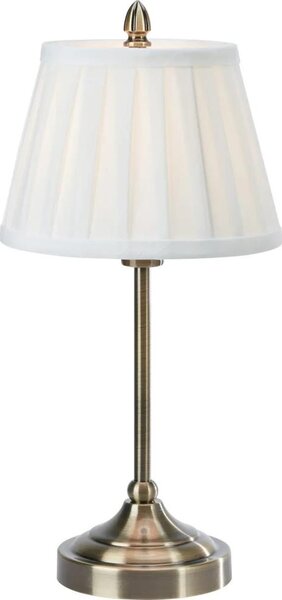 Markslöjd 108973 - Lampada da tavolo OXFORD 1xE14/40W/230V bianco/ottone