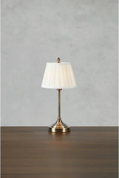 Markslöjd 108973 - Lampada da tavolo OXFORD 1xE14/40W/230V bianco/ottone