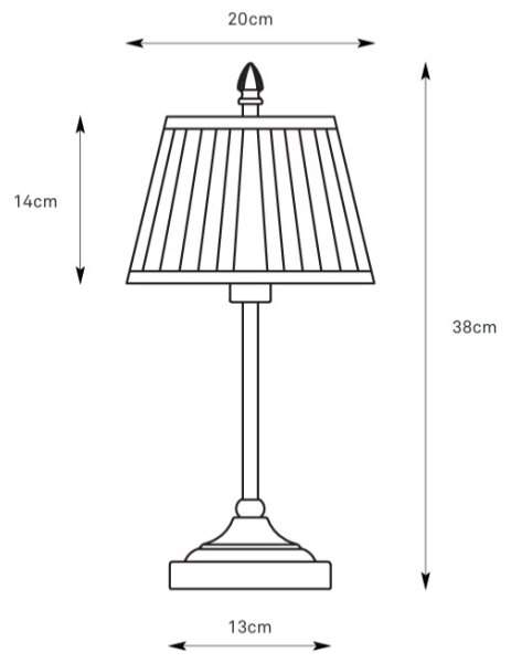 Markslöjd 108973 - Lampada da tavolo OXFORD 1xE14/40W/230V bianco/ottone