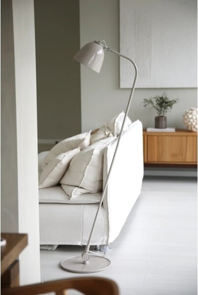 Markslöjd 108966 - Lampada da terra TILT 1xE27/60W/230V grigia