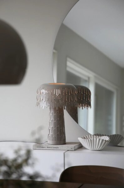 Markslöjd 109005 - Lampada da tavolo VERBERA 1xE14/40W/230V grigia