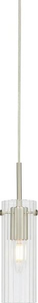 Markslöjd 109013 - Lampadario sospeso a cavo TIBIA 1xE14/40W/230V trasparente/ottone