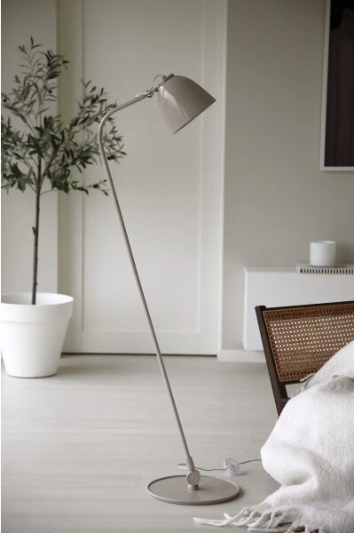 Markslöjd 108966 - Lampada da terra TILT 1xE27/60W/230V grigia