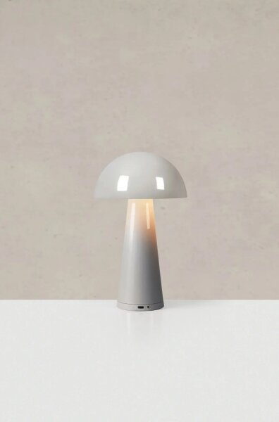 Markslöjd 108950 - Lampada ricaricabile dimmerabile a LED FUNGI LED/1,5W/2000 mAh IP44 grigia