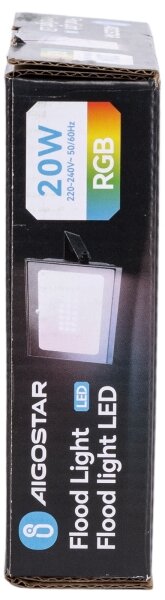 Aigostar - Proiettore LED RGB dimmerabile/10W/230V IP65 + telecomando