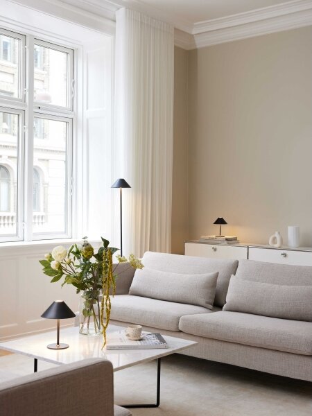 Halo Design 800803 - Lampada da tavolo ricaricabile dimmerabile HYGGE LED/3W/4000 mAh IP54 nero
