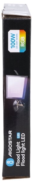 Aigostar - Faro LED RGB dimmerabile LED/100W/230V IP65 + telecomando