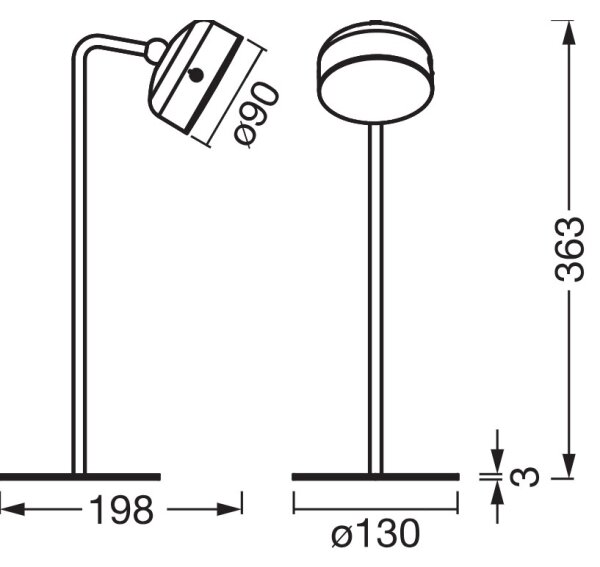 Osram - Lampada da scrivania LED ricaricabile dimmerabile 3 in 1 DECOR HELPER LED/1,8W/5V bianca